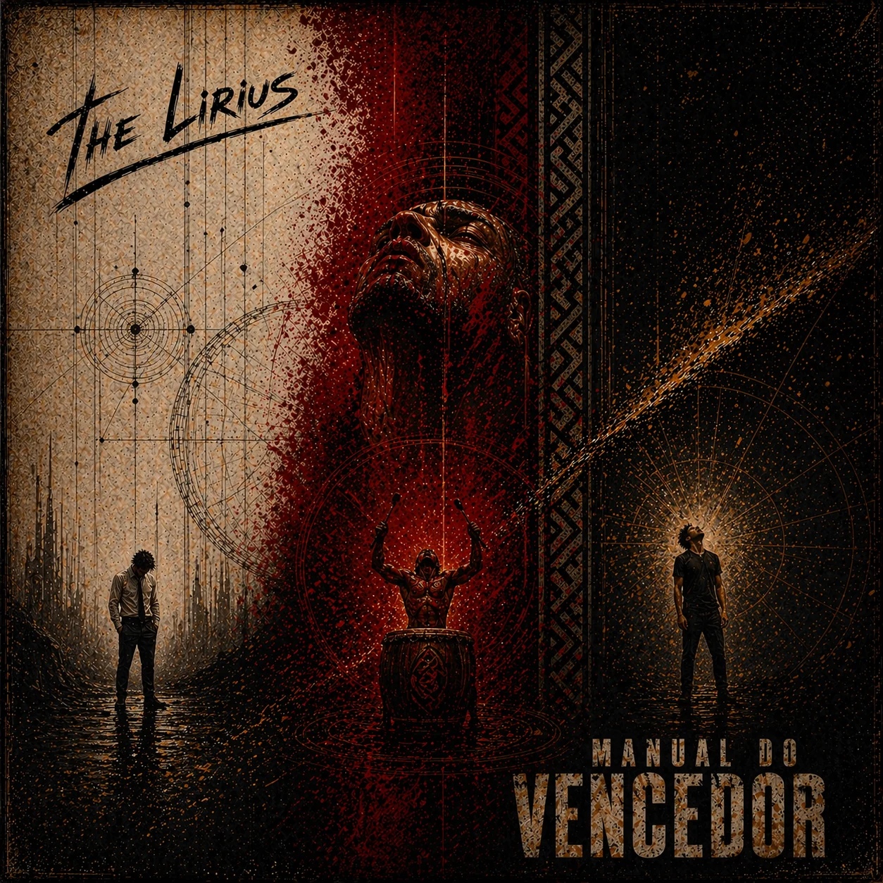 Capa oficial do álbum Manual do Vencedor, da The Lirius
