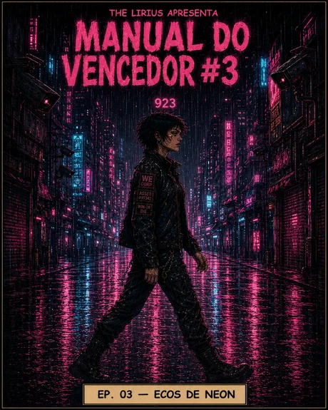 Arte do episódio Ecos de Neon