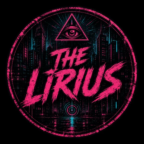 Logotipo neon The Lirius